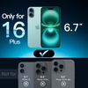 image:imageJETech Screen Protector for iPhone 17 3Pack  9H Tempered Glass HD Clear AntiScratch Protection Easy Installation TooliPhone 16 Plus