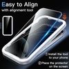 image:imageJETech Screen Protector for iPhone 17 3Pack  9H Tempered Glass HD Clear AntiScratch Protection Easy Installation TooliPhone 16 Pro