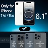 image:imageJETech Screen Protector for iPhone 17 3Pack  9H Tempered Glass HD Clear AntiScratch Protection Easy Installation TooliPhone 17e16e