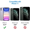 image:imageJETech Screen Protector for iPhone 17 Pro Max 22 Pack  with Camera Lens Protector HD Clear Tempered Glass AntiScratch Protection Easy Installation TooliPhone 11