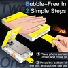 image:imageJETech Screen Protector for iPhone 17 Pro Max 3Pack  OneStep AutoAlignment 9H Tempered Glass HD Clear BubbleFree InstallationiPhone 15 Pro Max