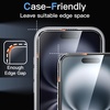 image:imageJETech Screen Protector for iPhone 17 Pro Max 3Pack  OneStep AutoAlignment 9H Tempered Glass HD Clear BubbleFree InstallationiPhone 16