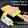 image:imageJETech Screen Protector for iPhone 17 Pro Max 3Pack  OneStep AutoAlignment 9H Tempered Glass HD Clear BubbleFree InstallationiPhone 16 Pro