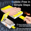image:imageJETech Screen Protector for iPhone 17 Pro Max 3Pack  OneStep AutoAlignment 9H Tempered Glass HD Clear BubbleFree InstallationiPhone 16 Pro Max