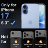 image:imageJETech Screen Protector for iPhone 17 Pro Max 3Pack  OneStep AutoAlignment 9H Tempered Glass HD Clear BubbleFree InstallationiPhone 17
