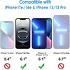 image:imageJETech Screen Protector for iPhone 17e16e13 Pro13 2Pack  9H Tempered Glass HD Clear AntiScratch Protection Easy Installation TooliPhone 17e16e1313 Pro