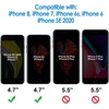 image:imageJETech Screen Protector for iPhone 17e16e13 Pro13 2Pack  9H Tempered Glass HD Clear AntiScratch Protection Easy Installation TooliPhone SE 32  iPhone 876s6