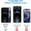 image:imageJETech Screen Protector for iPhone 17e16e13 Pro13 3Pack  HD Clear Face ID Compatible AntiScratch GlassiPhone 1212 Pro