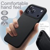 image:imageJETech Silicone Case for iPhone 17 Pro Max Dark Blue  Silky Soft Touch Shockproof Protection Scratch Resistant Microfiber LiningBlack