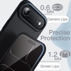 image:imageJETech Silicone Case for iPhone 17 Pro Max Dark Blue  Silky Soft Touch Shockproof Protection Scratch Resistant Microfiber LiningBlack