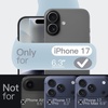 image:imageJETech Silicone Case for iPhone 17 Pro Max Dark Blue  Silky Soft Touch Shockproof Protection Scratch Resistant Microfiber LiningBlack