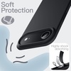 image:imageJETech Silicone Case for iPhone 17 Pro Max Dark Blue  Silky Soft Touch Shockproof Protection Scratch Resistant Microfiber LiningBlack