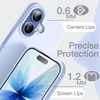image:imageJETech Silicone Case for iPhone 17 Pro Max Dark Blue  Silky Soft Touch Shockproof Protection Scratch Resistant Microfiber LiningBlue