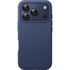 image:imageJETech Silicone Case for iPhone 17 Pro Max Dark Blue  Silky Soft Touch Shockproof Protection Scratch Resistant Microfiber LiningDark Blue