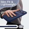image:imageJETech Silicone Case for iPhone 17 Pro Max Dark Blue  Silky Soft Touch Shockproof Protection Scratch Resistant Microfiber LiningDark Blue
