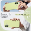 image:imageJETech Silicone Case for iPhone 17 Pro Max Dark Blue  Silky Soft Touch Shockproof Protection Scratch Resistant Microfiber LiningGreen