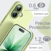 image:imageJETech Silicone Case for iPhone 17 Pro Max Dark Blue  Silky Soft Touch Shockproof Protection Scratch Resistant Microfiber LiningGreen