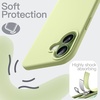 image:imageJETech Silicone Case for iPhone 17 Pro Max Dark Blue  Silky Soft Touch Shockproof Protection Scratch Resistant Microfiber LiningGreen