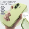 image:imageJETech Silicone Case for iPhone 17 Pro Max Dark Blue  Silky Soft Touch Shockproof Protection Scratch Resistant Microfiber LiningGreen