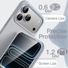 image:imageJETech Silicone Case for iPhone 17 Pro Max Dark Blue  Silky Soft Touch Shockproof Protection Scratch Resistant Microfiber LiningGrey