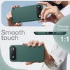 image:imageJETech Silicone Case for iPhone 17 Pro Max Dark Blue  Silky Soft Touch Shockproof Protection Scratch Resistant Microfiber LiningMidnight Green