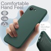 image:imageJETech Silicone Case for iPhone 17 Pro Max Dark Blue  Silky Soft Touch Shockproof Protection Scratch Resistant Microfiber LiningMidnight Green