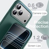 image:imageJETech Silicone Case for iPhone 17 Pro Max Dark Blue  Silky Soft Touch Shockproof Protection Scratch Resistant Microfiber LiningMidnight Green