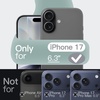 image:imageJETech Silicone Case for iPhone 17 Pro Max Dark Blue  Silky Soft Touch Shockproof Protection Scratch Resistant Microfiber LiningMidnight Green