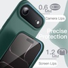 image:imageJETech Silicone Case for iPhone 17 Pro Max Dark Blue  Silky Soft Touch Shockproof Protection Scratch Resistant Microfiber LiningMidnight Green