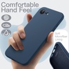 image:imageJETech Silicone Case for iPhone 17 Pro Max Dark Blue  Silky Soft Touch Shockproof Protection Scratch Resistant Microfiber LiningNavy Blue