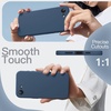 image:imageJETech Silicone Case for iPhone 17 Pro Max Dark Blue  Silky Soft Touch Shockproof Protection Scratch Resistant Microfiber LiningNavy Blue
