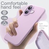 image:imageJETech Silicone Case for iPhone 17 Pro Max Dark Blue  Silky Soft Touch Shockproof Protection Scratch Resistant Microfiber LiningPurple