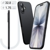 image:imageJETech Slim Case for iPhone 17 Black  Camera Lens Protection Soft TPU Design Matte Finish Shockproof ProtectionBlack