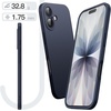 image:imageJETech Slim Case for iPhone 17 Black  Camera Lens Protection Soft TPU Design Matte Finish Shockproof ProtectionDeep Blue