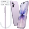 image:imageJETech Slim Case for iPhone 17 Black  Camera Lens Protection Soft TPU Design Matte Finish Shockproof ProtectionLavender