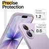 image:imageJETech Slim Case for iPhone 17 Black  Camera Lens Protection Soft TPU Design Matte Finish Shockproof ProtectionLavender