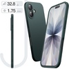 image:imageJETech Slim Case for iPhone 17 Black  Camera Lens Protection Soft TPU Design Matte Finish Shockproof ProtectionMidnight Green