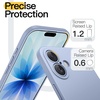image:imageJETech Slim Case for iPhone 17 Black  Camera Lens Protection Soft TPU Design Matte Finish Shockproof ProtectionMist Blue