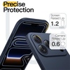 image:imageJETech Slim Case for iPhone 17 Pro Black  Camera Lens Protection Soft TPU Design Matte Finish Shockproof Protection Minimalist StyleDark Blue