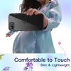 image:imageJETech Slim Case for iPhone 17 Pro Max Black  Camera Lens Protection UltraThin Matte Finish Lightweight Minimalist DesignTransparent Black