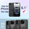 image:imageJETech Slim Case for iPhone 17 Pro Max Black  Camera Lens Protection UltraThin Matte Finish Lightweight Minimalist DesignTransparent Black
