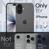 image:imageJETech Slim Case for iPhone 17 Pro Max Clear  Camera Lens Protection UltraThin Lightweight Design Clear Back Minimalist StyleBlack