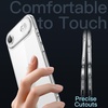 image:imageJETech Slim Case for iPhone 17 Pro Max Clear  Camera Lens Protection UltraThin Lightweight Design Clear Back Minimalist StyleClear