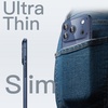 image:imageJETech Slim Case for iPhone 17 Pro Max Clear  Camera Lens Protection UltraThin Lightweight Design Clear Back Minimalist StyleDeep Blue