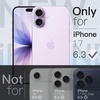 image:imageJETech Slim Case for iPhone 17 Pro Max Clear  Camera Lens Protection UltraThin Lightweight Design Clear Back Minimalist StyleLavender