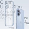 image:imageJETech Slim Case for iPhone 17 Pro Max Clear  Camera Lens Protection UltraThin Lightweight Design Clear Back Minimalist StyleMist Blue
