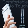 image:imageJETech Slim Case for iPhone 17 Pro Max Clear  Camera Lens Protection UltraThin Lightweight Design Clear Back Minimalist StyleSky Blue