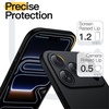 image:imageJETech Slim Case for iPhone 17 Pro Max Dark Blue  Camera Lens Protection Soft TPU Design Matte Finish Shockproof ProtectionBlack
