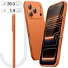 image:imageJETech Slim Case for iPhone 17 Pro Max Dark Blue  Camera Lens Protection Soft TPU Design Matte Finish Shockproof ProtectionOrange
