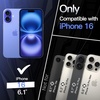 image:imageJETech Slim Case for iPhone 17e16e Black  Camera Lens Protection Soft TPU Design Matte Finish Shockproof ProtectionUltramarine
